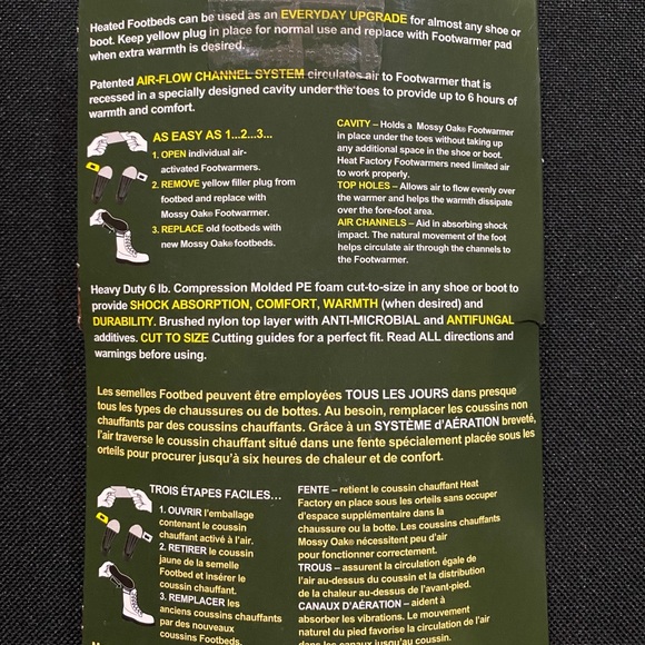 Mossy Oak Heated Footbed ~ Cut To Size ~ Brand New - Picture 3 of 5